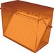 Helit H6904840 - kleine kaart "the index", DIN A8, liggend, oranje doorschijnend, 1 stuk