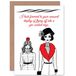 Wee Blue Coo KAART VROLIJKE KERSTMIS XMAS SEIZOENSE GIN GESOAKEERDE RAGE PLEZIER CADEAU