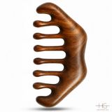 HG Aesthetics Houten Haar Kam van Sandelhout