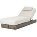 AVH-Collectie Yate chaise longue gris osier | coussins soft grey mixed weave