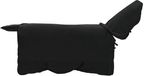 vidaXL Paardendeken Zwart 125 cm Polyester Fleece