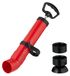 Déboucheur de canalisation - Déboucheur à pompe - 2 embouts - Noir et rouge