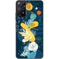 Xiaomi Redmi Note Sea flowers verstevigd hoesje met sublimatie bedrukking