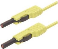 SKS Hirschmann MLB 200/1 V ge Meetsnoer Banaanstekker 4 mm Banaanstekker 4 mm 2.00 m Geel 1 stuk(s)