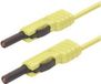 SKS Hirschmann MLB 200/1 V ge Meetsnoer Banaanstekker 4 mm Banaanstekker 4 mm 2.00 m Geel 1 stuk(s)