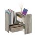 Furinno Bureau Top Organizer Boekenplank, bewerkt hout, Frans eiken, 17,02 (D) x 60,2 (B) x 39,8 (H) cm
