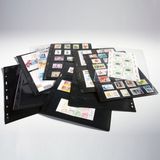 LEUCHTTURM Vario 6 S opbergbladen - Zwart - 5 stuks