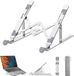 Draagbare Skaaisont Laptopstandaard 7-niveaus verstelbare notebookstandaard Aluminium MacBook-standaard In hoogte verstelbare laptophouder voor MacBook Air, Dell, HP, Lenovo, tablets, notebooks Laptophouder