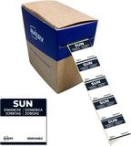 Avery-Zweckform Avery Etiketten HACCP Zondag Zwart 25x25mm