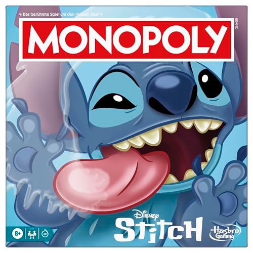 Monopoly Disney Stitch Edition gezelschapsspel - Duitse versie