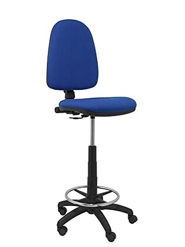 Piqueras y Crespo T04cp – ergonomische kruk, verstelbaar in hoogte en ARO voetsteun blauw