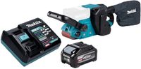 Makita BS 001 GU101 accu-bandschuurmachine 40 V max. 76 x 533 mm borstelloos + 1x accu 4,0 Ah + oplader