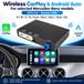 Junsun Mercedes-Benz Interface sans fil CarPlay et Android Auto pour NTG 5.0 (modèles A, B, C, E, CLA, GLA, GLC, GLE, SL), compatible avec les connecteurs LVDS ronds