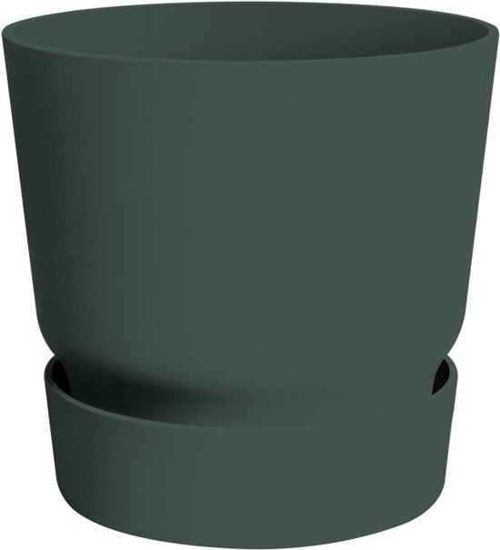elho bloempot greenville rond 25cm blad groen - 24.475 x 24.475 x 23.311 cm
