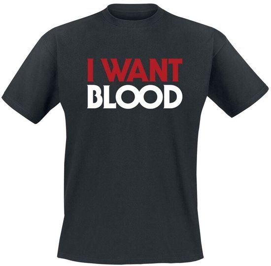 Cantrell, Jerry I Want Blood Heren T-shirt - zwart - M