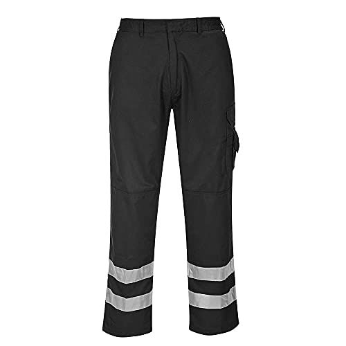 Portwest S917 Iona Safety Combat Broek - Zwart - Maat L