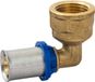 KIRCHHOFF MS knie 90°, blanco, 20 mm x 1/2"BI, persfitting voor meerlagen buis