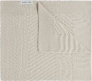 Baby's Only Newborn deken Grace - Baby deken met visgraat motief - Warm Linen - 65x75 cm