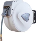 pro.tec Nassau Persluchtslang met haspel wit en grijs 30+2 m pro.tec