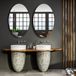 Gliss Design Oval spiegel 60x100 cm