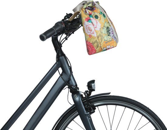 Basil Bloom Field Fietshandtas MIK - Geel - 8 Liter - Voor en Achter