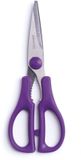 Excelsa Ciseaux arc-en-ciel, acier inoxydable, violet, 19 x 8,5 x 1,5 cm