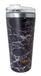 NERTHUS FIH 635 Dubbelwandige reiskoffiemok, 500 ml, thermobeker, geschikt voor levensmiddelen, vaatwasmachinebestendig, BPA-vrij, roestvrij staal, zwart, 8,5 x 19 cm