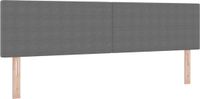 vidaXL Hoofdbord Lichtgrijs 180 cm Corduroy stof