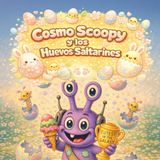 Cosmo Scoopy y los Huevos Saltarines: Una divertida y sorprendente aventura de Pascua para pequeños exploradores
