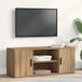 Meuble TV Chêne Artisanal 100 x 35 x 40 cm Bois d'Ingénierie 258942