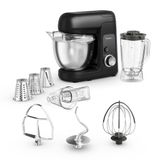 Moulinex Bake Partner QA522810 keukenmachine 1100 W 4,6 l Zwart, Roestvrijstaal
