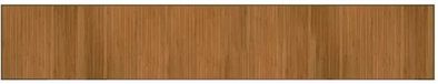 vidaXL - Vloerkleed - rechthoekig - 70x400 cm - bamboe - bruin
