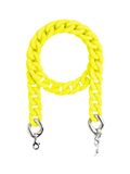 Cheeky Chain Munich Ketting 'Silk' neongeel