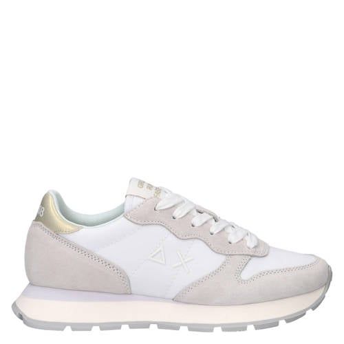 SUN68 Ally Gold Silver sneakers wit