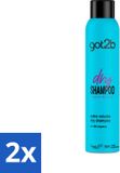 Got2B 2 x Shampooing sec - Fresh & Fabulous Volume - 200 ml