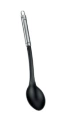 Metaltex 23263638 - Lepel - Zwart, Roestvrijstaal