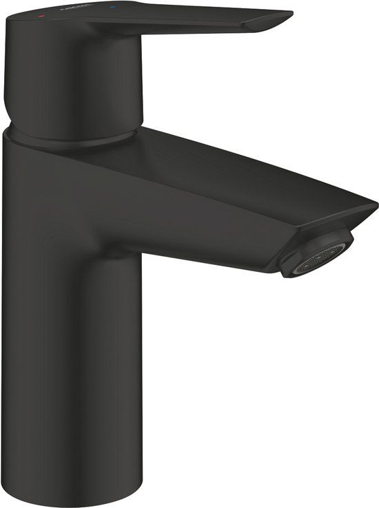 GROHE Start Wastafelkraan - Mat Zwart - Met Push-Open Waste