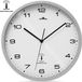 Monzana Deuba Wandklok - Radiogestuurd Automatisch Ø 31cm - wit/zilver
