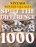Spot the Difference for Adults: Vintage Winter Villages