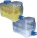 Gerimport Distributeur d'eau avec robinet - 2x - 12 Litres - Plastique - Transparent