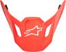Alpinestars S-M7 Core Casque Rouge Brillant Crête, Taille Unique