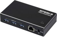 SpeaKa Professional HDMI 2.1 Slim KVM 2X1 USB3.0 +IR, Noir Commutateur HDMI