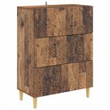 vidaXL Ladekast Oud hout 66 x 34,5 x 90 cm Bewerkt hout