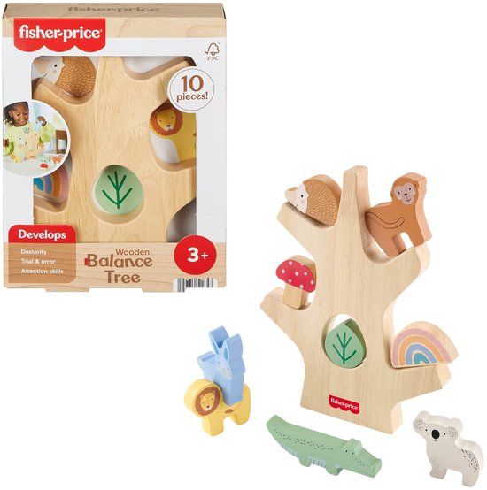Fisher-Price Houten Balanceer Boom