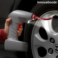 Innovagoods Portable Air Compressor with Airpro + LED Light - 12V - 9 bar - Grey