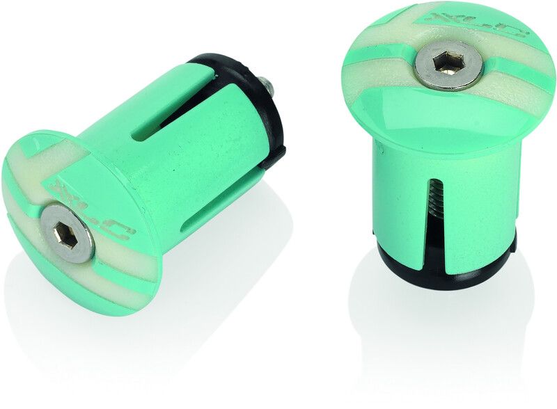 XLC GR-X02 Bar End Plugs - celeste - 4055149234614