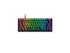 Razer Huntsman V3 Pro Mini - Analoog optisch E-Sport-toetsenbord in 60% formaat Snap Tap & Rapid Trigger (snel-vuurmodus, multifunctionele toetsen, Doubleshot PBT-keycaps) DE-lay-out | zwart