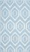 Safavieh Vloerkleed Casablanca Dhurrie wol handgemaakt Blauw 91 x 152 cm