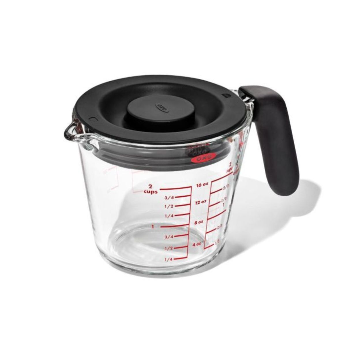 OXO Maatbeker met Glasdeksel - 500 ml
