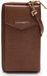 Lazarotti Bologna Leather Zip Around Wallet With Phone Pocket Brown 2